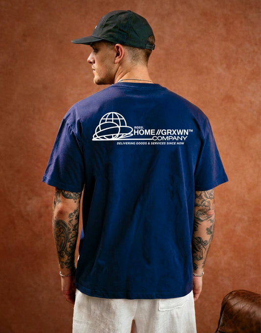 BLUE // DISTRIBUTION T-SHIRT.
