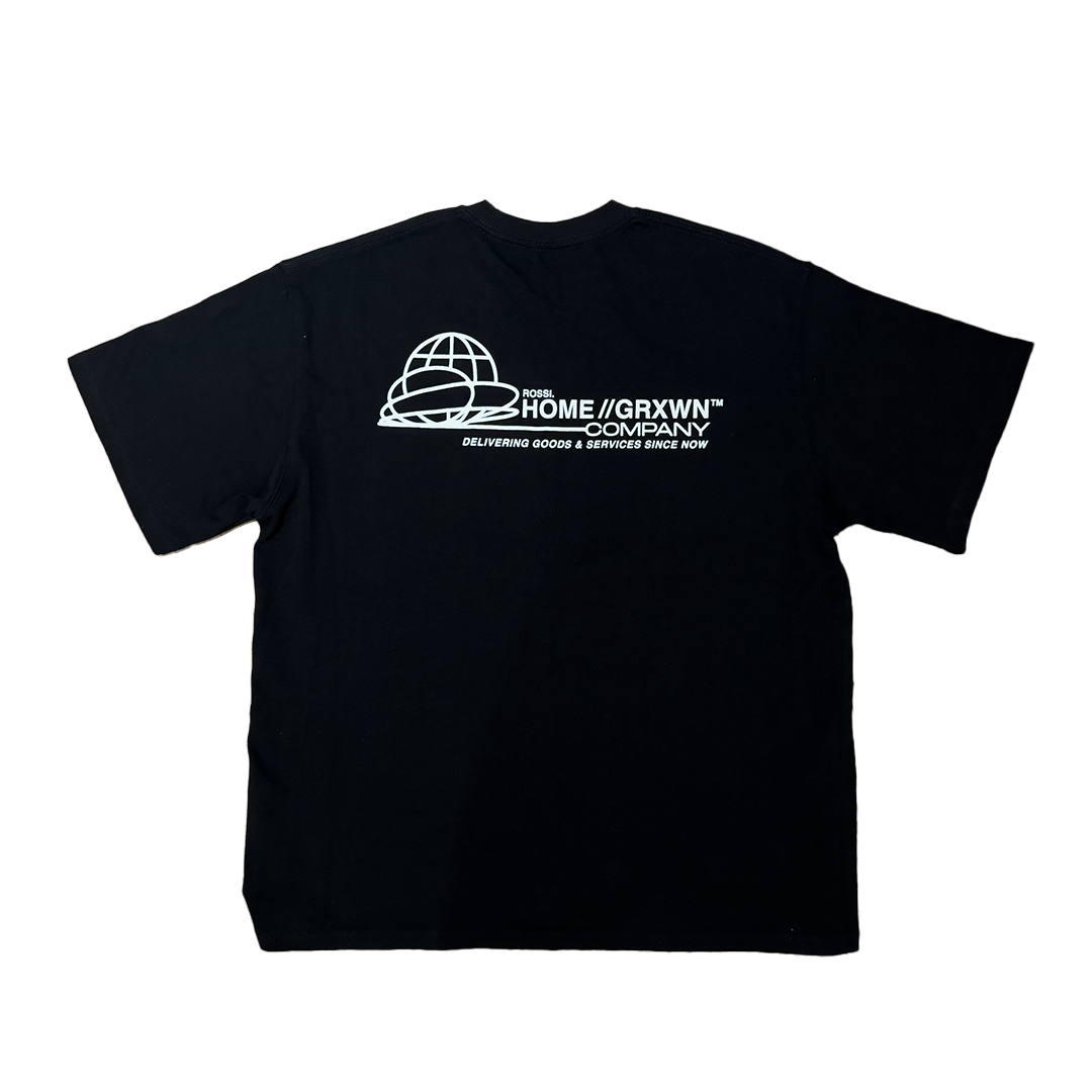 BLACK // DISTRIBUTION T-SHIRT.